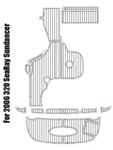 EVA Boat Flooring Kit for 2006 Sea Ray Sundancer 320 – Custom Marine Cabin, Salon, Cockpit & Helm Deck Flooring