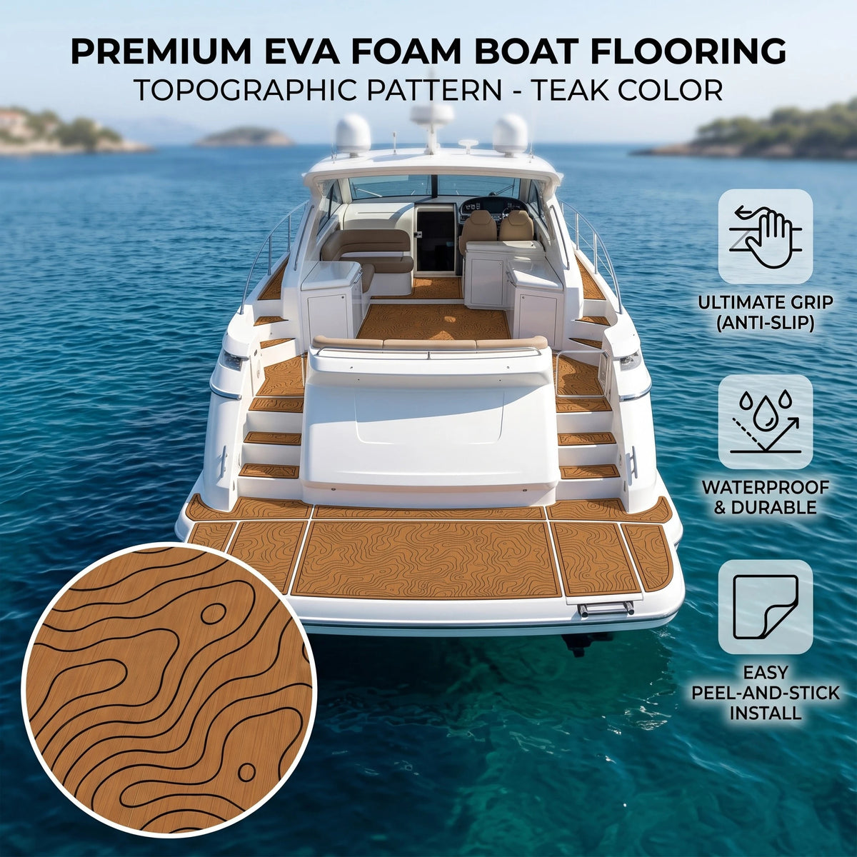 Topographic Contour DIY EVA Foam Sheet – Customize Your Colors