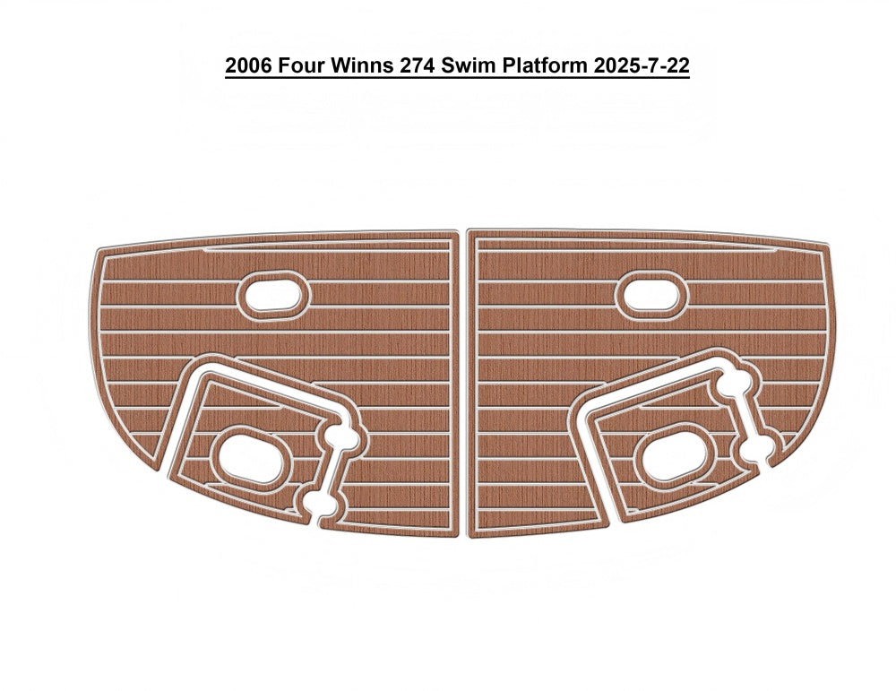 EVA Boat Flooring Kit for 2006 Four Winns 274 – Cabin Cruiser Marine Flooring & Non Slip Deck Upgrade for 26–28ft Mid-Size Cruiser Boats - Hxbyx