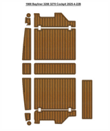 EVA Boat Flooring Kit for 1988 Bayliner 3288 / 3270 – Twin Cabin Motor Yacht Marine Flooring & Non Slip Deck Upgrade for Classic Liveaboard Boats