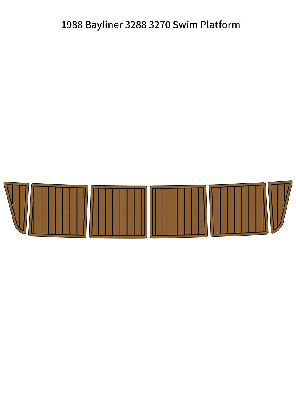 EVA Boat Flooring Kits for Bayliner 3288 / 3270 – Twin Cabin Motor Yacht Marine Flooring & Non Slip Deck Upgrade for 32ft Liveaboard Boats - Hxbyx