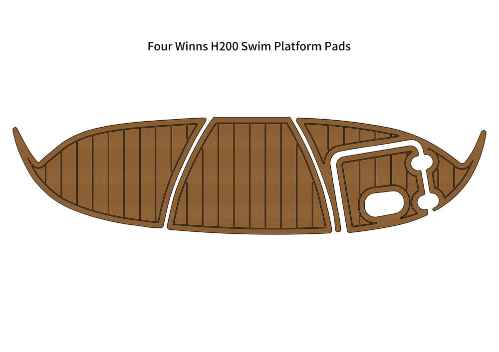 EVA Boat Flooring Kit for Four Winns H200 – Sport Bowrider Marine Flooring & Non Slip Deck Upgrade for 20ft H-Series Boats - Hxbyx