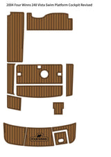EVA Boat Flooring Kit for 2004 Four Winns Vista 248 – Marine Deck Replacement for 24ft Cabin Cruiser Non Slip Flooring Upgrade