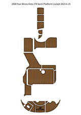 EVA Boat Flooring Kit for 2008 Four Winns Vista 278 – Cabin Cruiser Marine Flooring & Non Slip Deck Upgrade for 27–28ft Vista Series Boats
