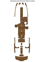 2023 MasterCraft XT24 – Custom EVA Foam Marine Flooring Kit - hxbyx