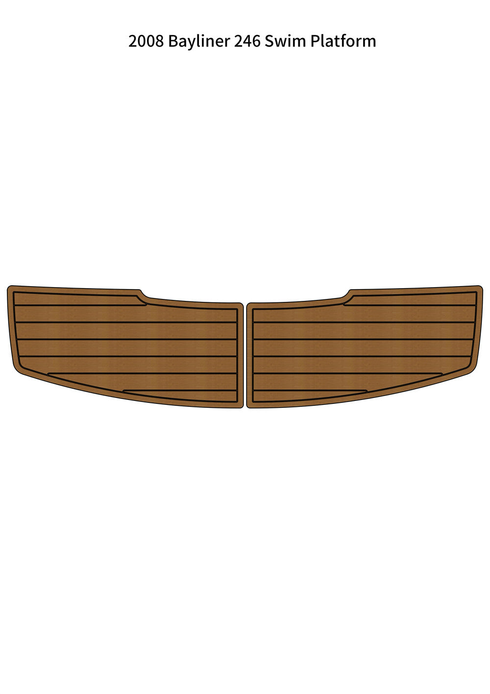 EVA Boat Flooring Kit for 2008 Bayliner 246 Bowrider – Marine Deck Flooring & Non Slip Boat Carpet Replacement for Mid Size Family Sport Boats - Hxbyx