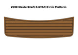 EVA Boat Flooring Kit for MasterCraft X-Star (2000) – Early Competition Ski Boat Non Slip Deck Replacement Direct Drive Performance Platform