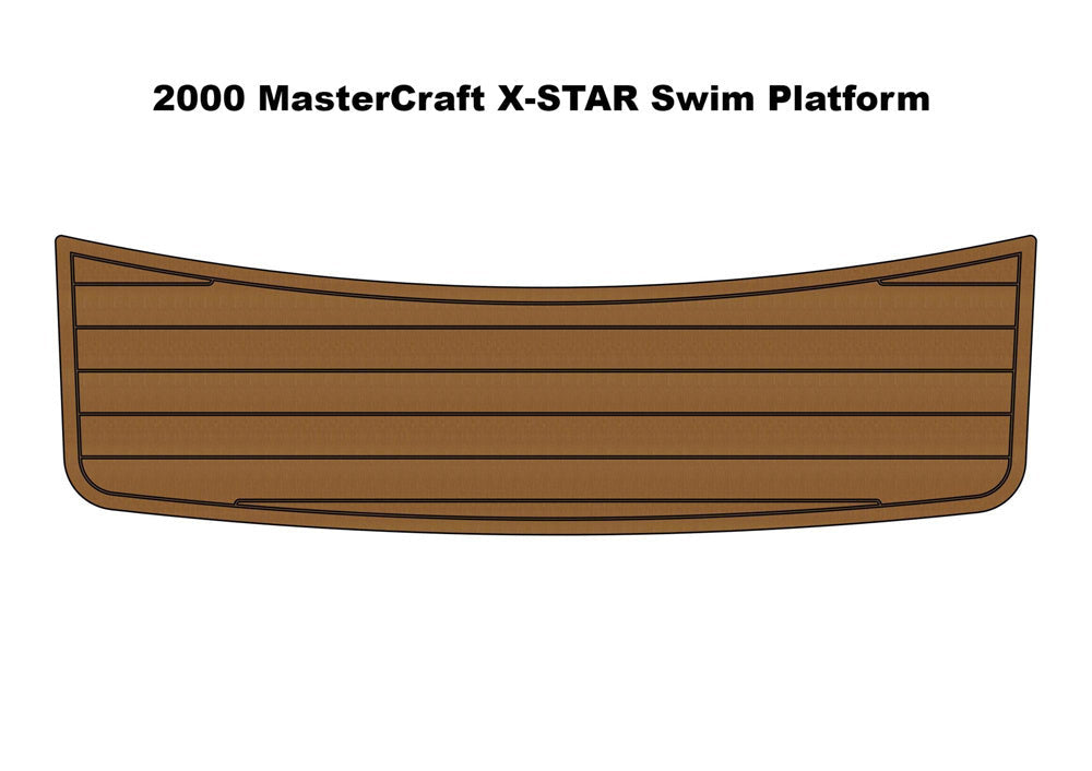2000 MasterCraft X-Star – Custom EVA Foam Marine Flooring Kit - hxbyx