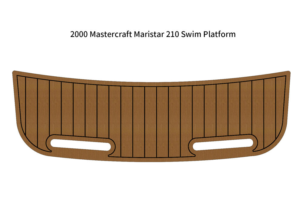 2000 MasterCraft Maristar 210 – Custom EVA Foam Marine Flooring Kit - hxbyx