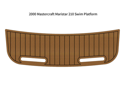 2000 MasterCraft Maristar 210 – Custom EVA Foam Marine Flooring Kit - hxbyx