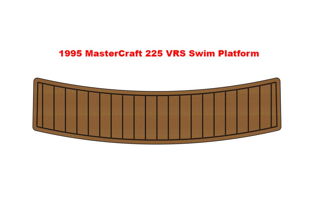 1995 MasterCraft 225 VRS – Custom EVA Foam Marine Flooring Kit - hxbyx