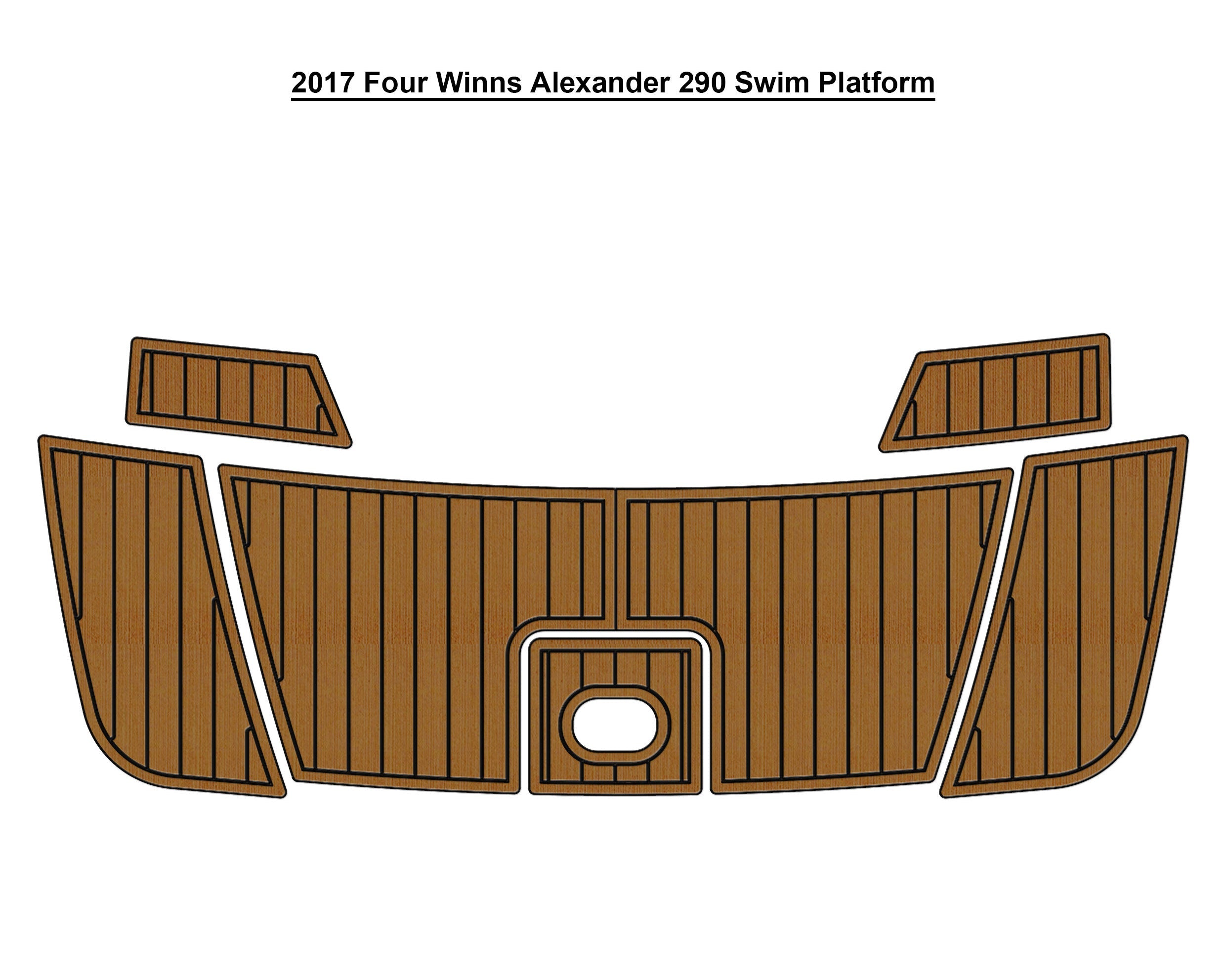 EVA Boat Flooring Kit for 2017 Four Winns 290 – Yacht-Class Sport Cruiser Marine Flooring & Non Slip Deck Upgrade for 29ft Luxury Boats - Hxbyx
