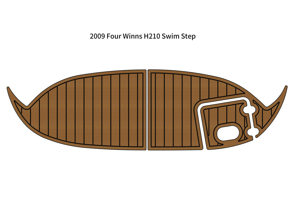 EVA Boat Flooring Kit for 2009 Four Winns H210 – Sport Bowrider Marine Flooring & Non Slip Deck Upgrade for 21ft H-Series Boats - Hxbyx