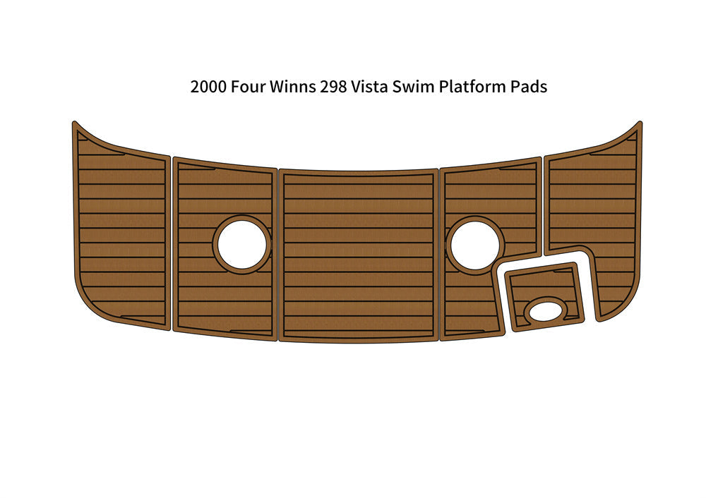 EVA Boat Flooring Kit for 2000 Four Winns Vista 298 – Cabin Cruiser Marine Flooring & Non Slip Deck Upgrade for 29–30ft Vista Series Boats - Hxbyx