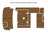 EVA Boat Flooring Kit for 1998 Four Winns 238 Vista – Cabin Cruiser Marine Flooring & Non Slip Deck Upgrade for 23–24ft Compact Cruiser Boats