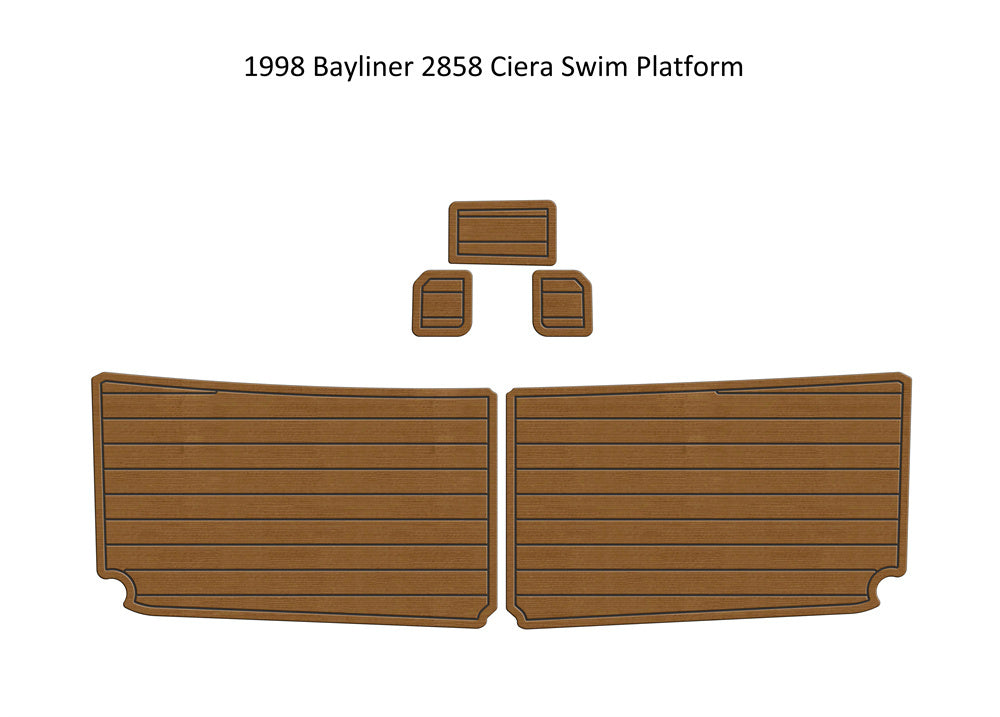 EVA Boat Flooring Kit for 1998 Bayliner 2858 Ciera – Cabin Cruiser Marine Flooring & Non Slip Deck Upgrade for 28ft Family Ciera Boats - Hxbyx