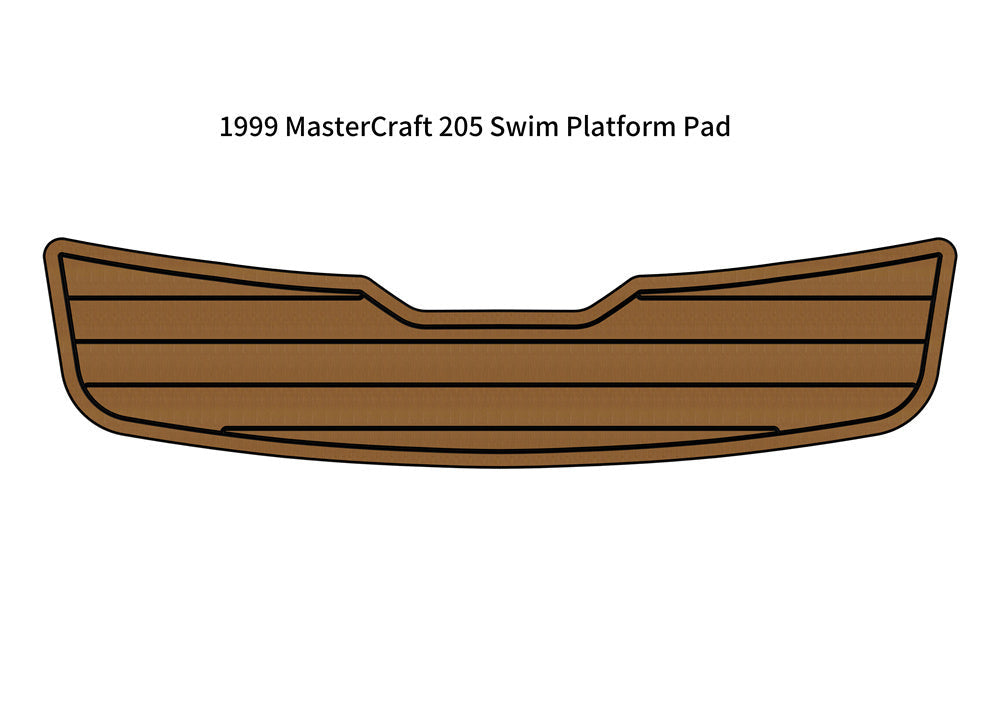 1999 MasterCraft 205 – Custom EVA Foam Swim Platform Pad - hxbyx
