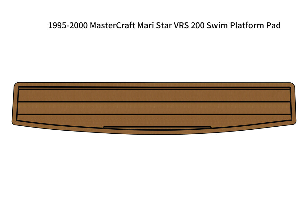 1995–2000 MasterCraft Mari Star VRS 200 – Custom EVA Foam Swim Platform Pad - hxbyx