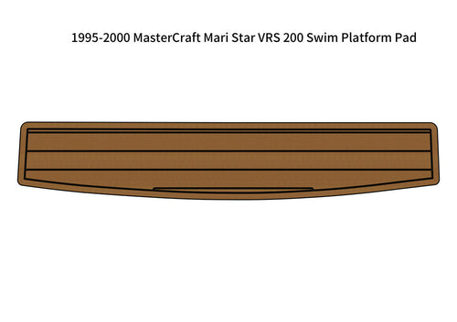 1995–2000 MasterCraft Mari Star VRS 200 – Custom EVA Foam Swim Platform Pad - hxbyx