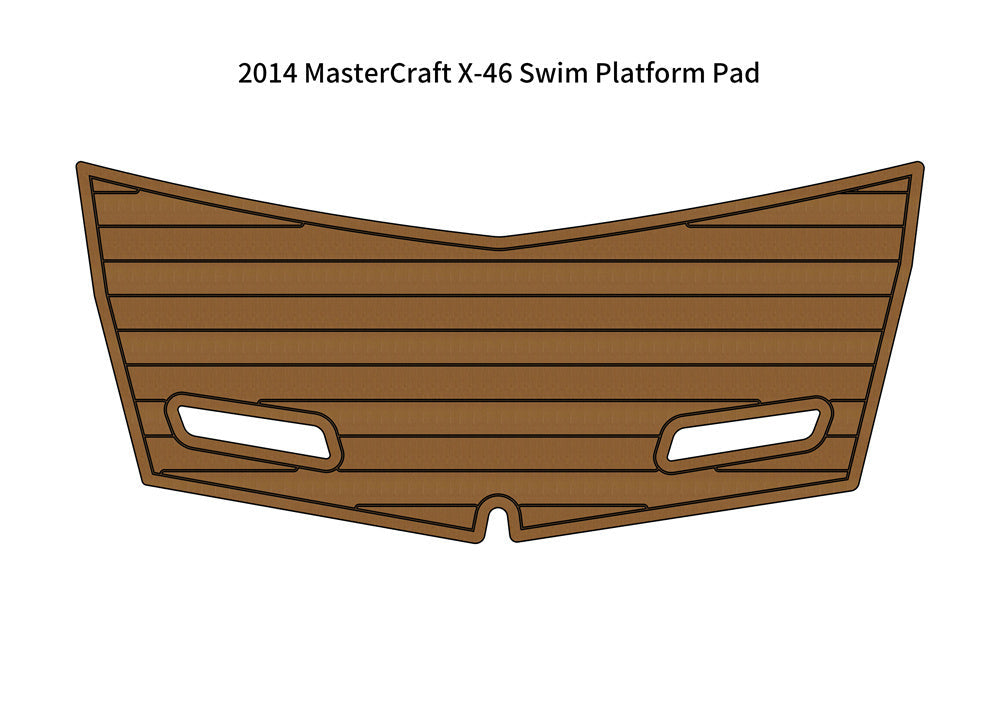 2014 MasterCraft X-46 – Custom EVA Foam Swim Platform Pad - hxbyx