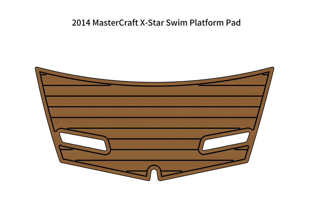 2014 MasterCraft X-Star – Custom EVA Foam Swim Platform Pad - hxbyx