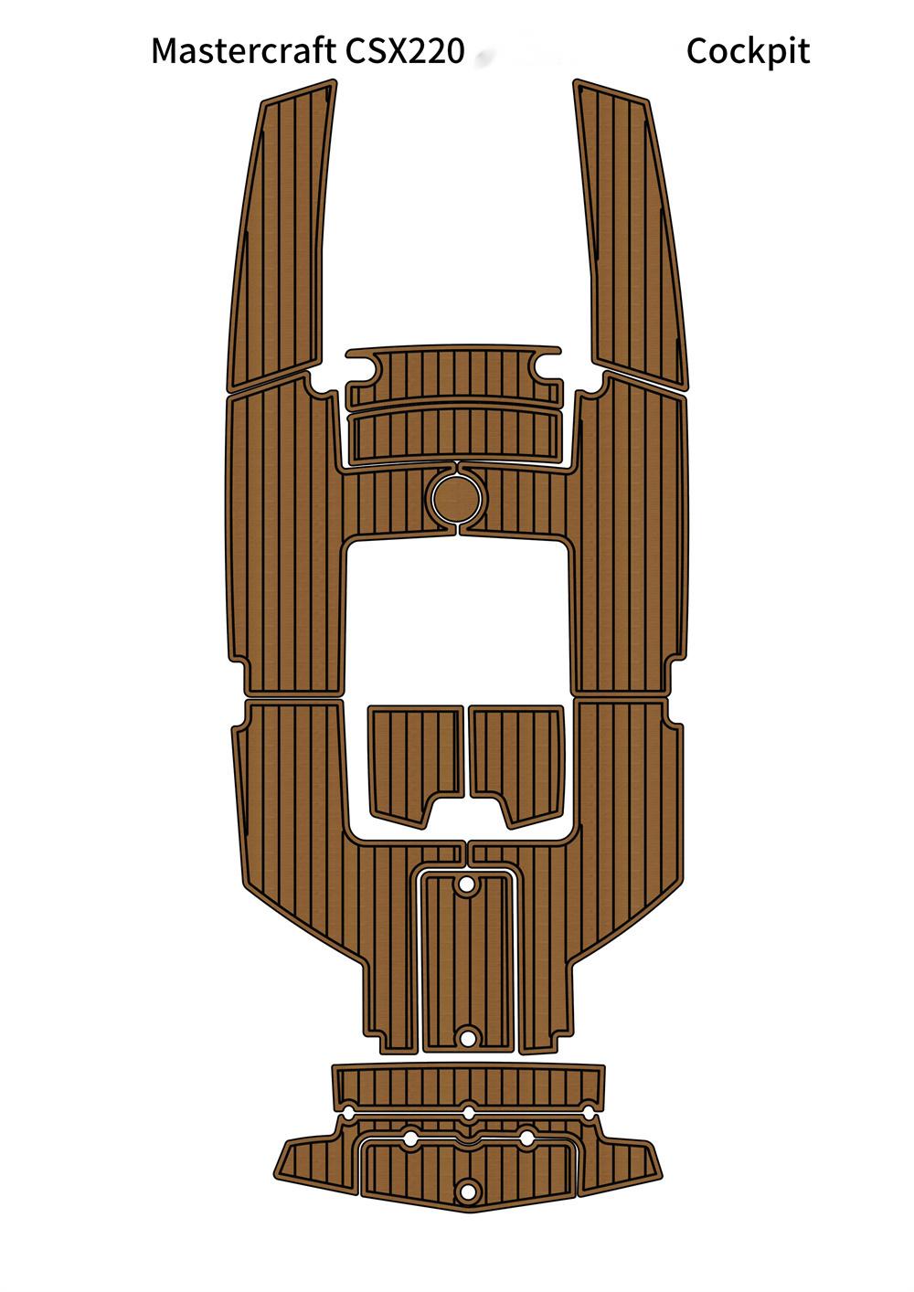 MasterCraft CSX220 – Custom EVA Foam Marine Flooring Kit - hxbyx