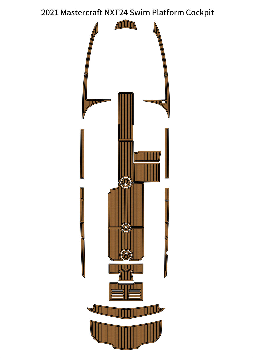 2021 MasterCraft NXT24 – Custom EVA Foam Marine Flooring Kit - hxbyx