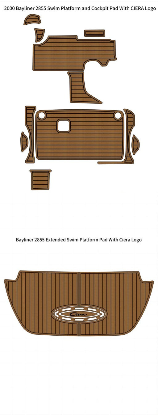 2001 Bayliner 2855 – Custom EVA Foam Marine Flooring Kit - hxbyx