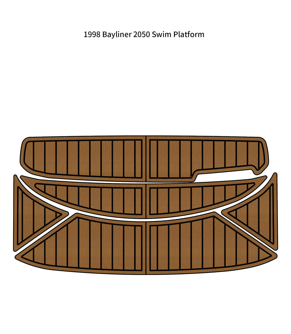 EVA Boat Flooring Kit for 1998 Bayliner 2050 – Classic Bowrider Marine Flooring & Non Slip Entry Level Boat Deck Restoration Upgrade for Older Family Boats - Hxbyx