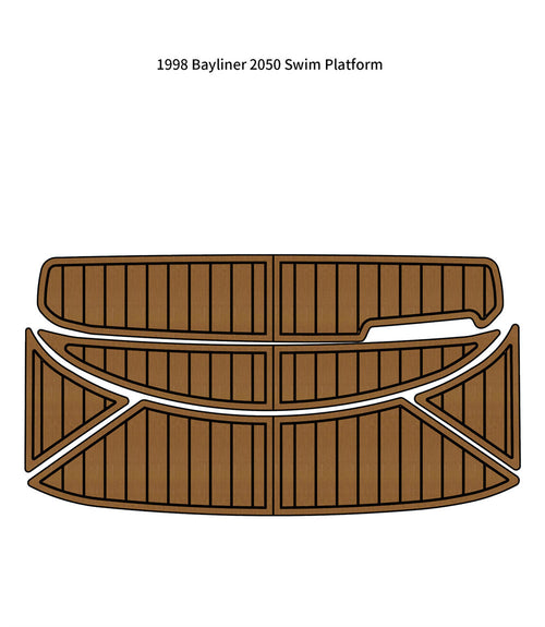EVA Boat Flooring Kit for 1998 Bayliner 2050 – Classic Bowrider Marine Flooring & Non Slip Entry Level Boat Deck Restoration Upgrade for Older Family Boats - Hxbyx