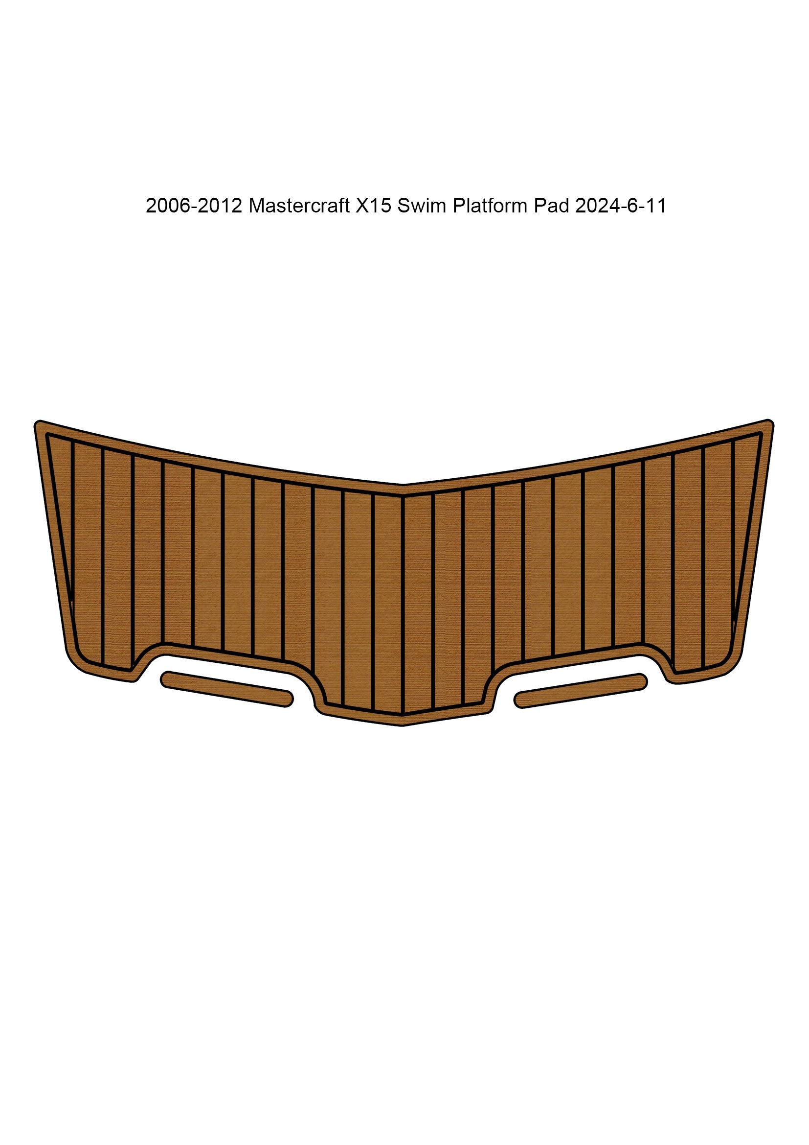 2006–2012 MasterCraft X15 – Custom EVA Foam Marine Flooring Kit - hxbyx