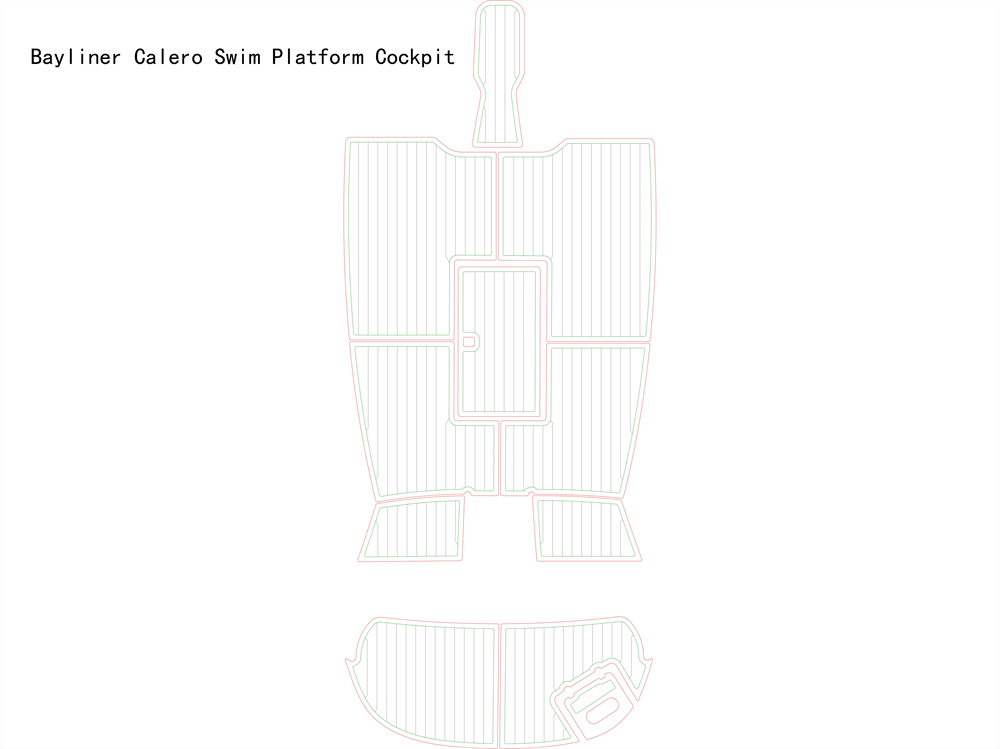 EVA Boat Flooring Kit for Bayliner “Calero” Series – Custom Fit Marine Flooring & Non Slip Deck Upgrade for Bayliner Boats (Model Verification Required) - Hxbyx