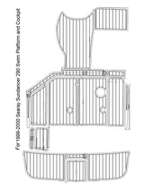 EVA Boat Flooring Kit for 1999–2000 Sea Ray Sundancer 290 – Custom Marine Cabin, Salon, Cockpit & Helm Deck System