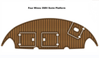 EVA Boat Flooring Kit for Four Winns Vista 358V – Marine Floor Replacement for 35ft Cabin Cruiser Non Slip Deck Upgrade - Hxbyx