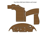 EVA Boat Flooring Kit for Four Winns Vista 358V – Luxury Cabin Cruiser Marine Flooring & Non Slip Deck Upgrade for 35ft Yacht-Class Boats