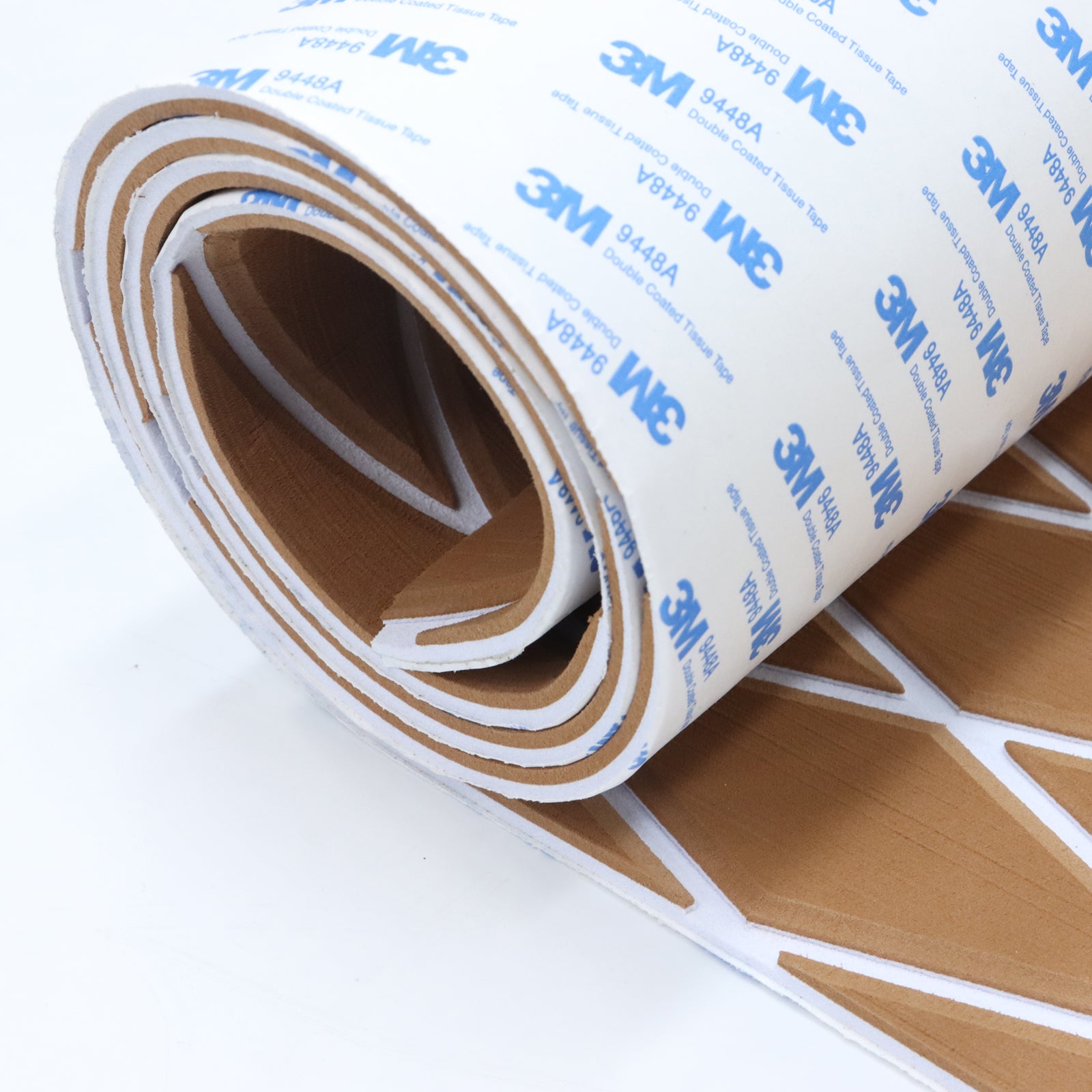 Engraved Large Diamond EVA Foam Sheet – Brown & White Boat Flooring - Hxbyx