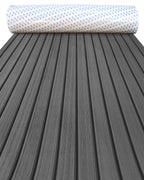Faux Teak EVA Foam Sheet – Dark Gray & Black Boat Flooring - Hxbyx