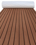 Faux Teak EVA Foam Sheet – Dark Brown & Black Boat Flooring - Hxbyx