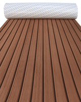 Faux Teak EVA Foam Sheet – Dark Brown & Black Boat Flooring