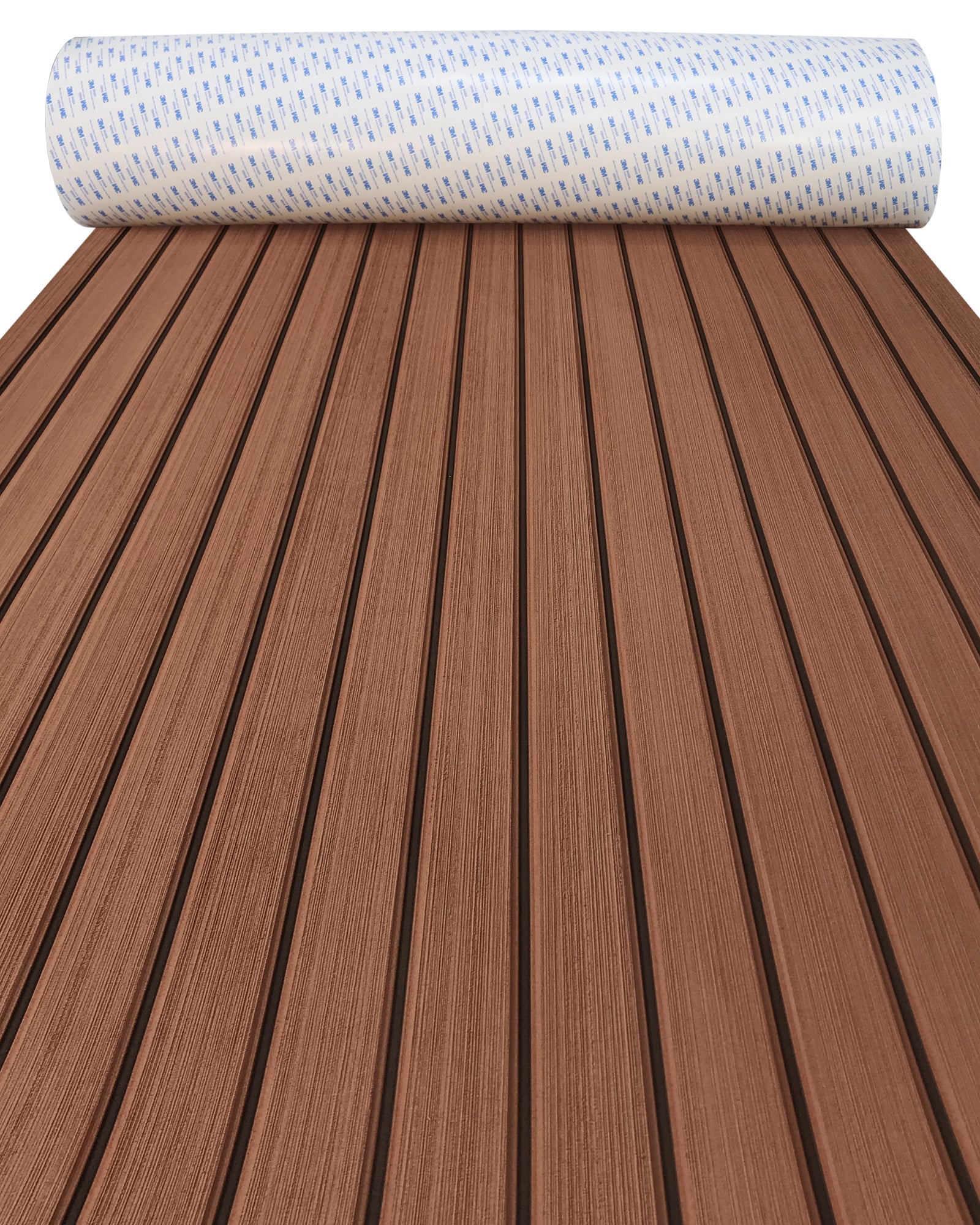 Faux Teak EVA Foam Sheet – Dark Brown & Black Boat Flooring - Hxbyx