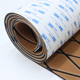 Engraved Large Diamond EVA Foam Sheet – Brown & Black Boat Flooring