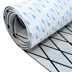 Engraved Large Diamond EVA Foam Sheet – Gray & Black Boat Flooring - Hxbyx