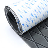 Engraved Large Diamond EVA Foam Sheet – Dark Gray & Black Boat Flooring