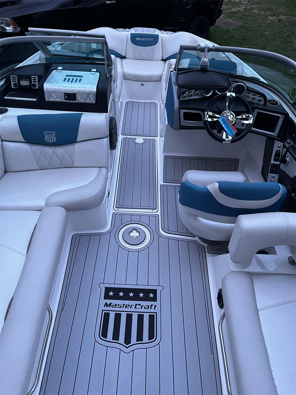 2011 MasterCraft X25 – Custom EVA Foam Marine Flooring Kit - hxbyx