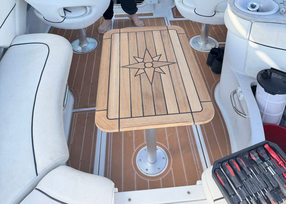EVA Boat Flooring Kit for 2005 Four Winns 245 Sundowner – Cuddy Cabin Marine Flooring & Non Slip Deck Upgrade for 24–25ft Day Cruiser Boats - Hxbyx