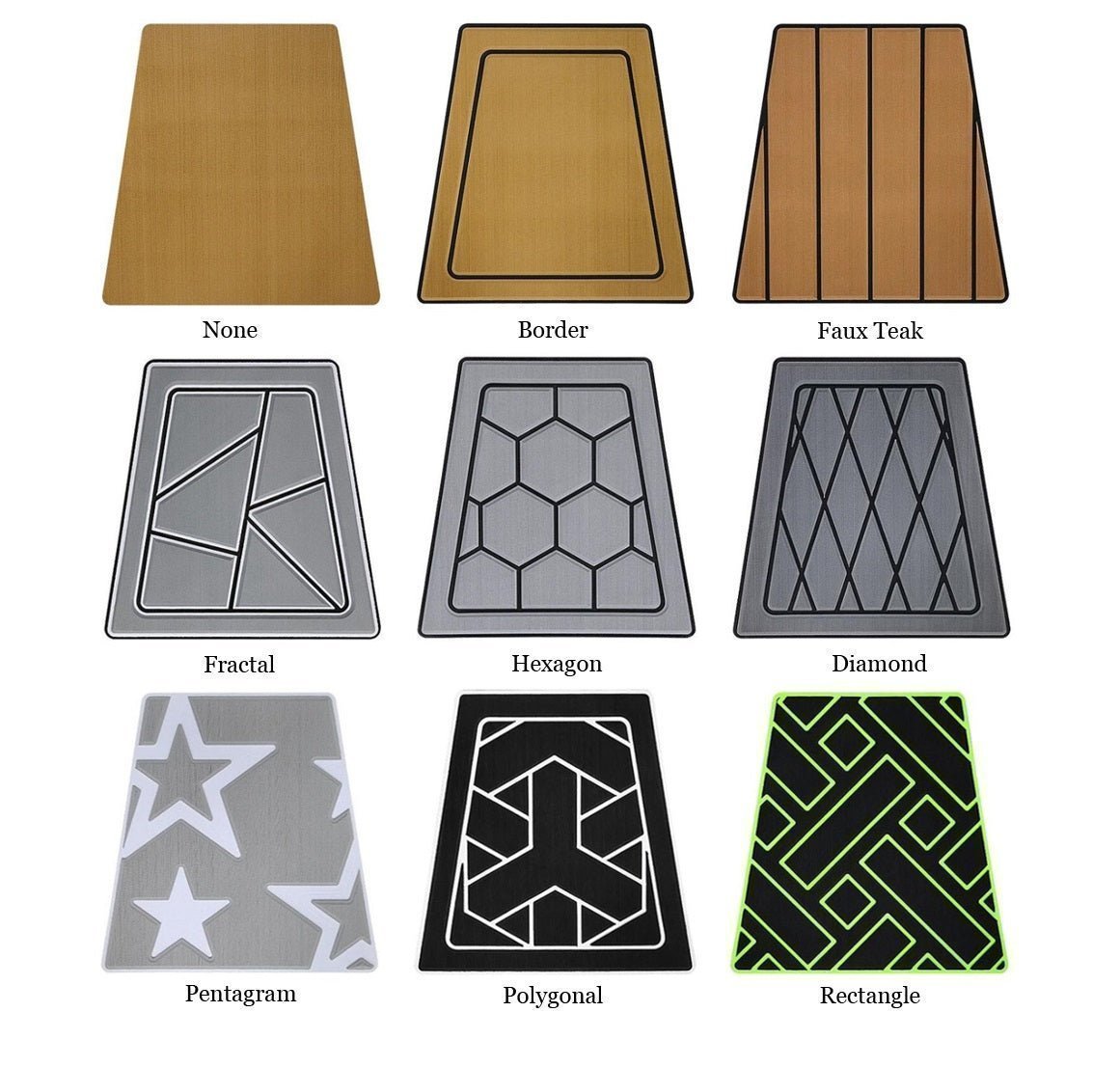2007-2011 Sea Doo Challenger 180 – Custom EVA Foam Marine Flooring Kit - hxbyx
