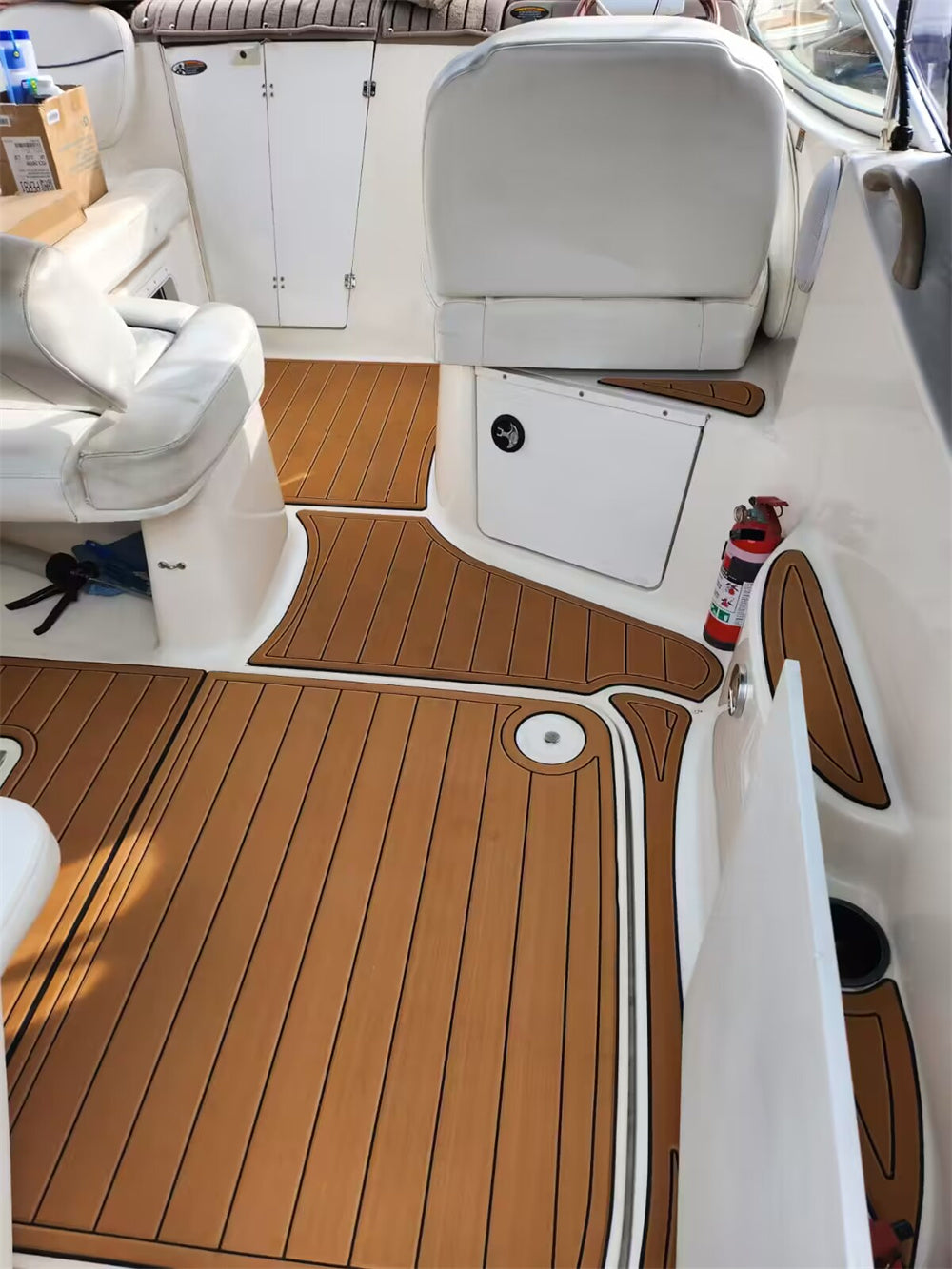 EVA Boat Flooring Kit for 2001 Bayliner 2655 – Cabin Cruiser Marine Flooring & Non Slip Deck Upgrade for Mid Size Family Weekender Boats - Hxbyx
