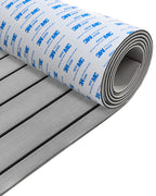 Faux Teak EVA Foam Sheet – Gray & Black Boat Flooring - Hxbyx
