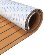 Faux Teak EVA Foam Sheet – Brown & Black Boat Flooring - Hxbyx