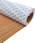 Faux Teak EVA Foam Sheet – Brown & White Boat Flooring - Hxbyx